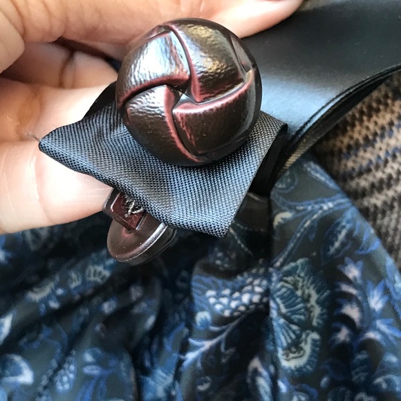 H&M LOGG plaid wool blend blazer w/elbow patches - Picture 10 of 11